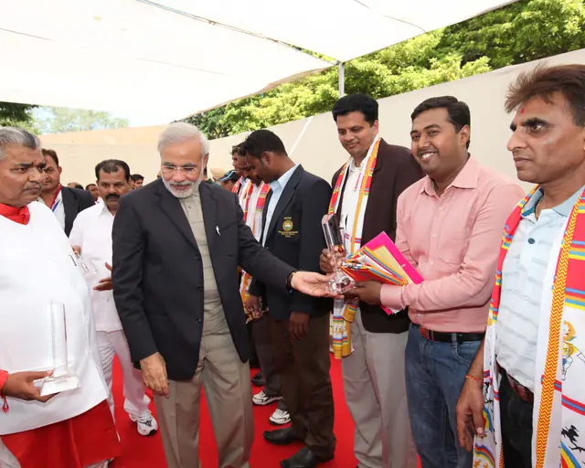 Felicitation of Gujarat shooting coaches and officials