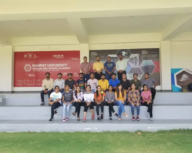 Academy shooters at Ganpat University sports academy